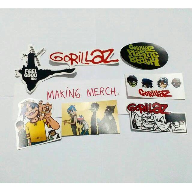 Hình dán vinyl BAND Gorillaz