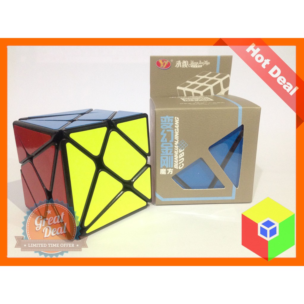 Rubik biến thể YJ Axis - Đồ chơi giáo dục - Rubik hình xiên - Đồ chơi trí tuệ