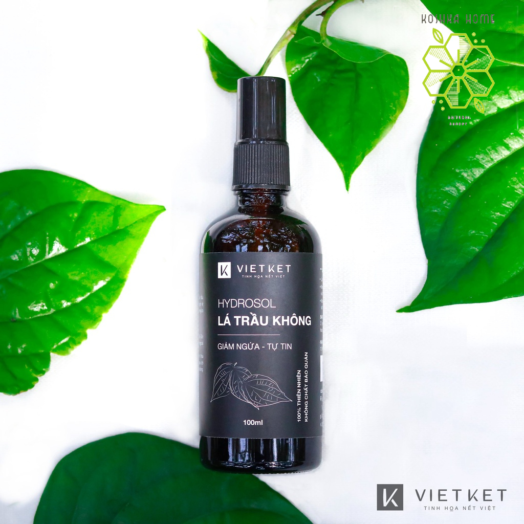 Hydrosol trầu không Vietket - Thô handmade - Khu vườn mượt mà - se khít, ngừa viêm, vệ sinh vùng kín