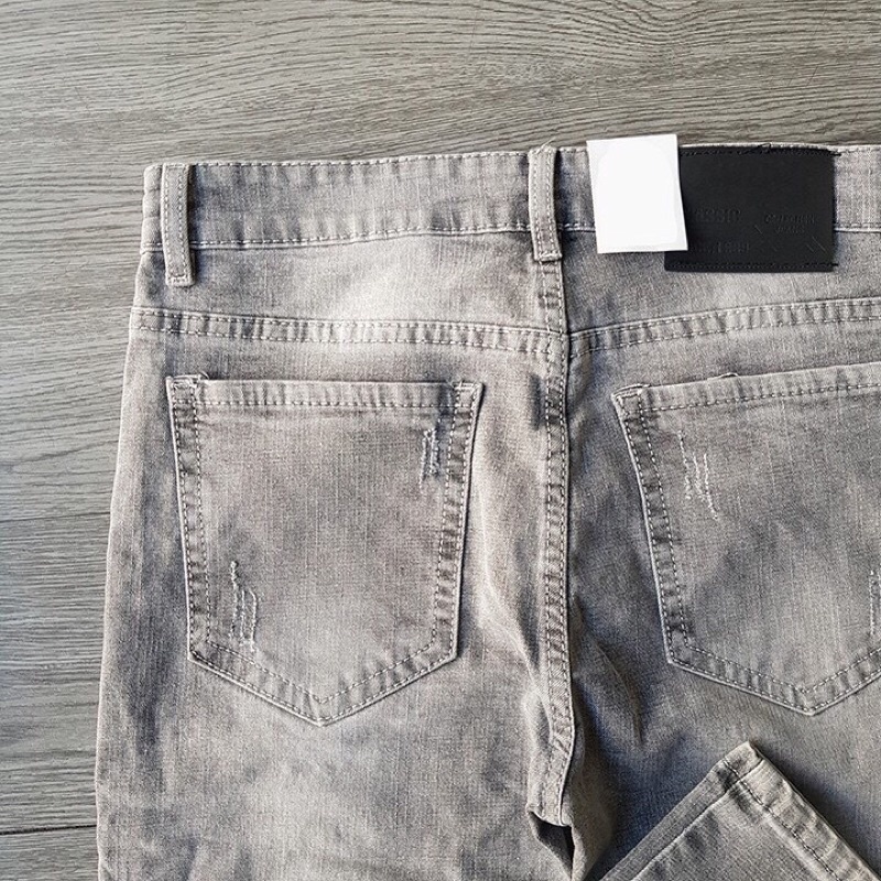 Quần Jean Nam ALLEN STORE, Jean Cao Cấp, Vải Cotton Co Giãn Mạnh, Dày Dặn,Phom Body AL005