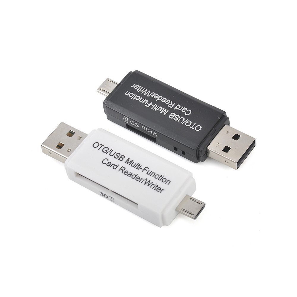 1 Đầu Đọc Thẻ Nhớ Micro Usb Otg Usb / Tf 2.0