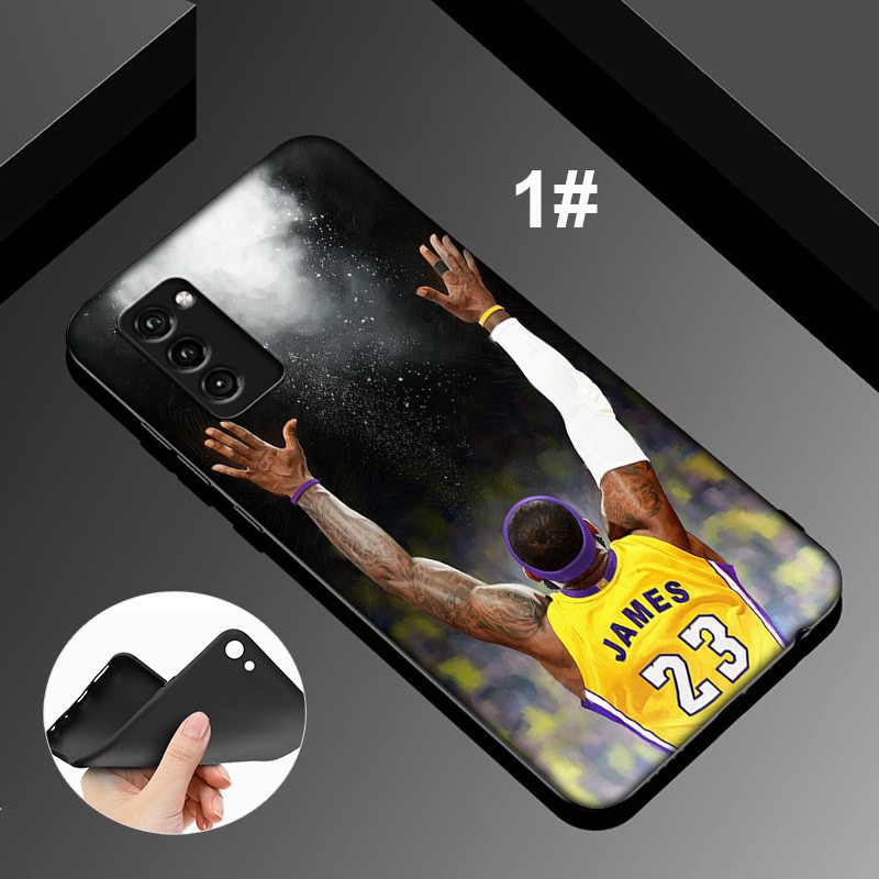 Ốp điện thoại TPU mềm vừa vặn hình G57 logo Los Angeles Lakers cho Huawei Y6P Y7A Y9A Y6 Y7 Prime 2019 2018 2017 Slim