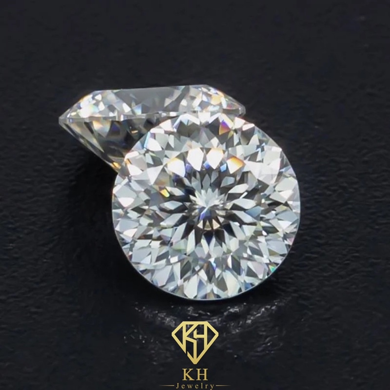 Xoàn nhân tạo moissanite nhiều giác Siêu đẹp  Từ 4,5mm-7,2mm