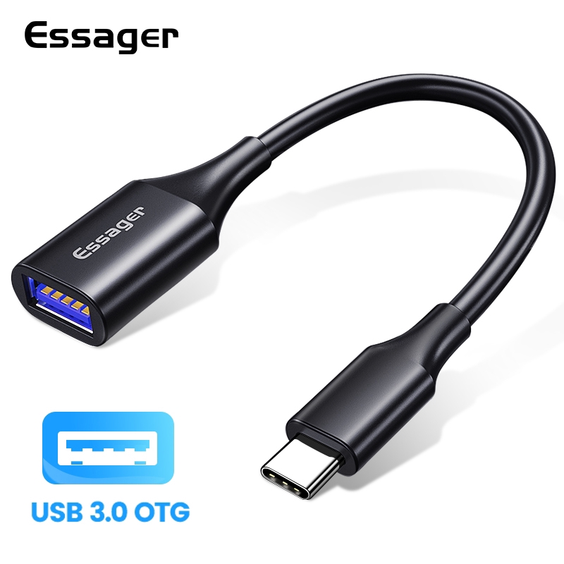 Cáp chuyển đổi Essager từ giao diện OTG USB Type-C sang USB3.0 tiện dụng cho macbook