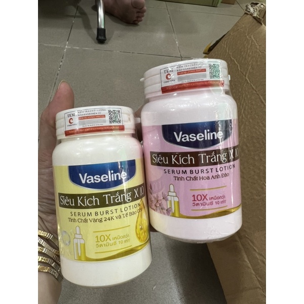 Body kích trắng vaseline 250g