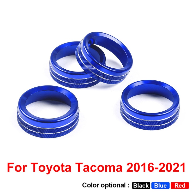 Bộ 4 Ốp Bọc Nút Điều Hòa Không Khí Cho Xe Tacoma