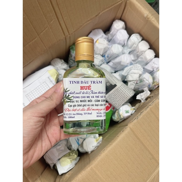 Combo 3 chai Tinh dầu tràm Huế nguyên chất 100ml