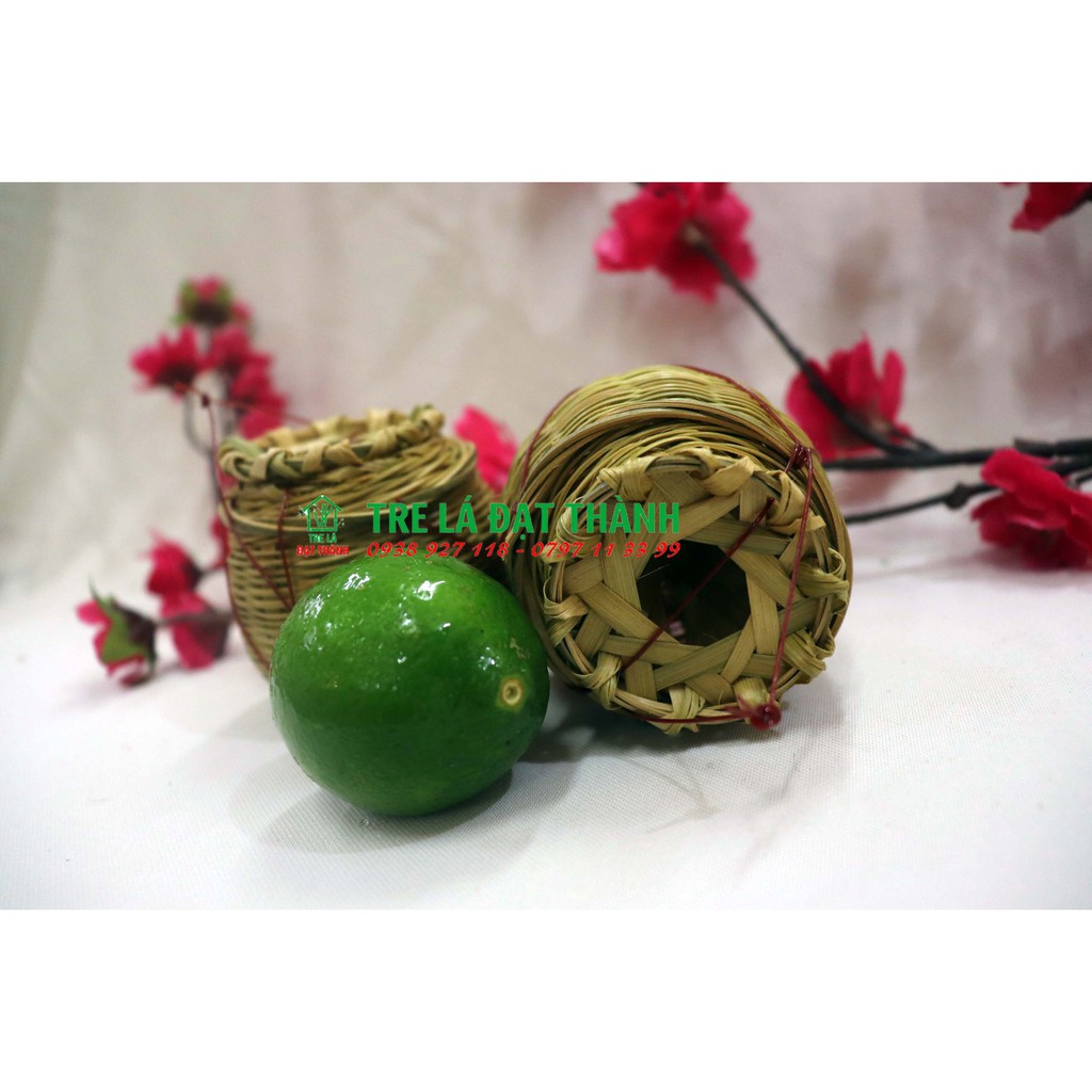 Giỏ mây tre, giỏ cá mini  - Phụ kiện trang trí, chụp hình, trồng cây