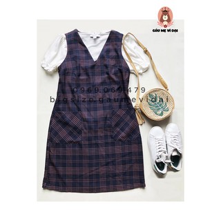 Đầm caro bigsize