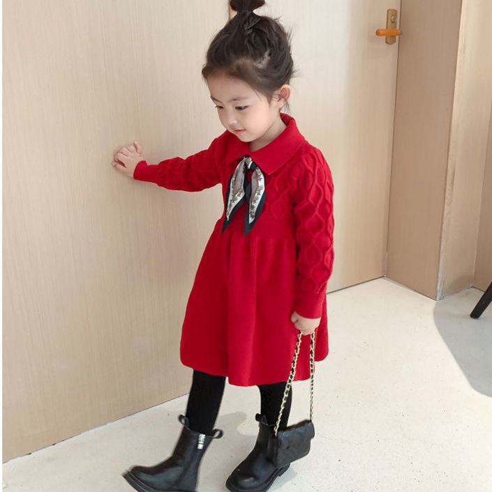 Đầm Dệt Kim Thời Trang Mùa Thu Đông 2020 Dành Cho Bé Gái