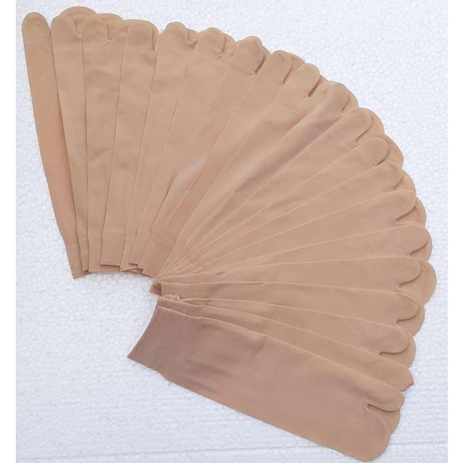 Combo 20 Đôi Vớ Nữ Xỏ Ngón Chất Liệu Vải Cotton Trơn Co Giản Vải Mát Mềm Mịn ( Màu Vàng Lạc Đà) Thích Hợp Mọi Loại Giày