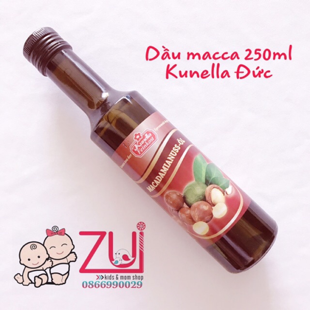 Dầu macca 250ml Kunella Đức
