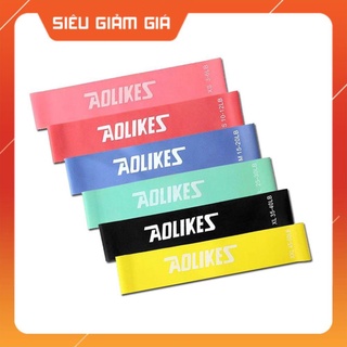Bộ 6 Dây kháng lực tập gym, dây miniband tập mông đùi