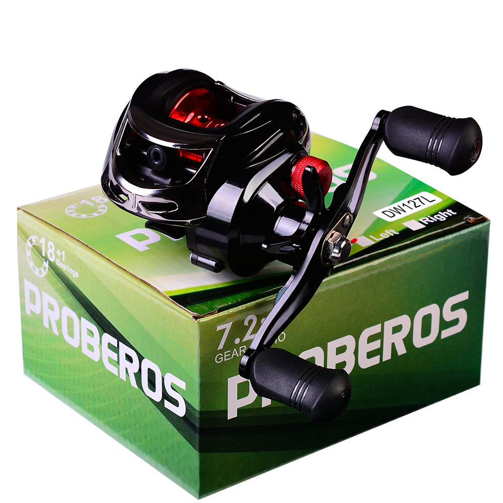 【READY STOCK】 Max Darg 10kg 17+1BB Low Profile Baitcasting Fishing Reel 7.1:1 Right/Left Hand Fish Reel