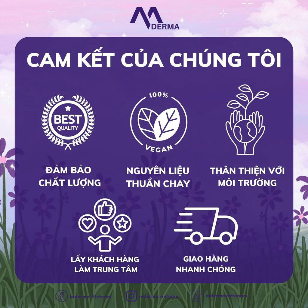 Bột Niacinamide Ủ trắng da Mderma- Trắng hồng sau 7 ngày