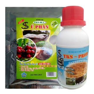MEN Ủ PHÂN CÁ, BÁNH DẦU - TKS-PROTI Chai 100ml