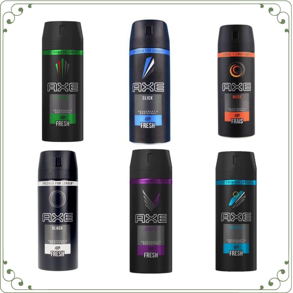 Xịt khử mùi nam AXE Deodorant Bodyspray 150ml sịt khử mùi thơm body nam đủ mùi