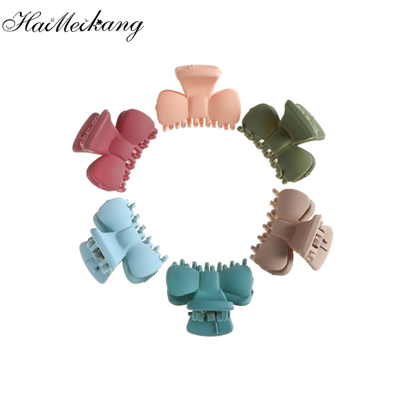 Haimeikang Set 6 kẹp tóc cỡ nhỏ kiểu dáng đơn giản dễ thương cho nữ