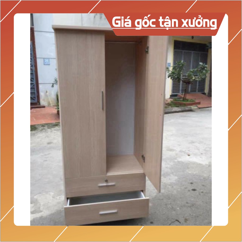 [Chỉ ship HN] Tủ quần áo nhựa đài Loan kích thước cấp 2 cánh  của người lớn kt 185*85 freeship HN