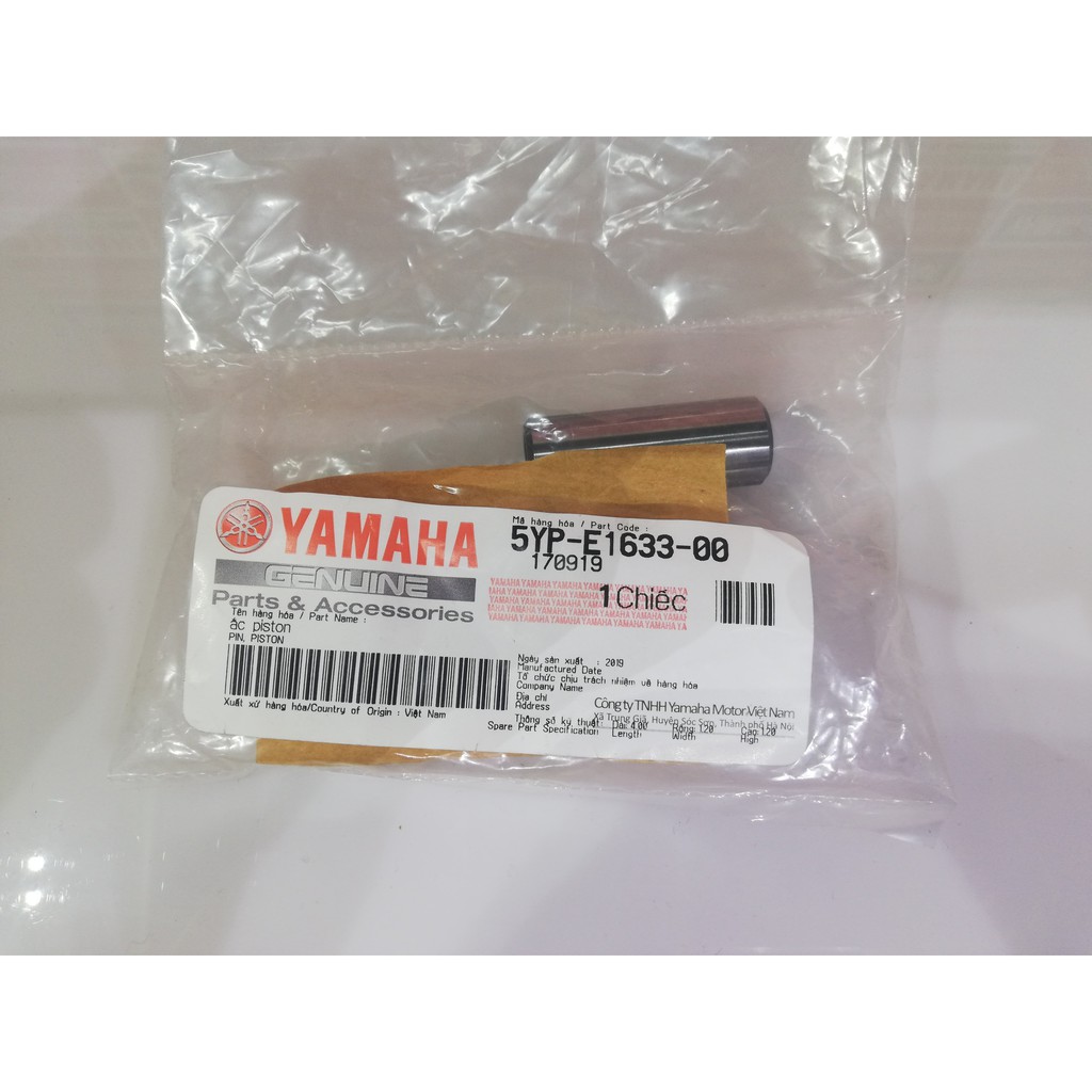 Combo Nòng Ex 135 Piston Bạc Ắc Ron Đầu Ron Chân zin chính hãng Yamaha Exciter 135