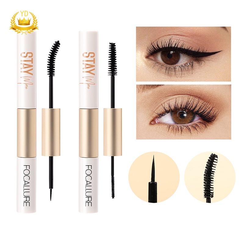 Mascara kiêm bút kẻ mắt 2 trong 1 chống nước