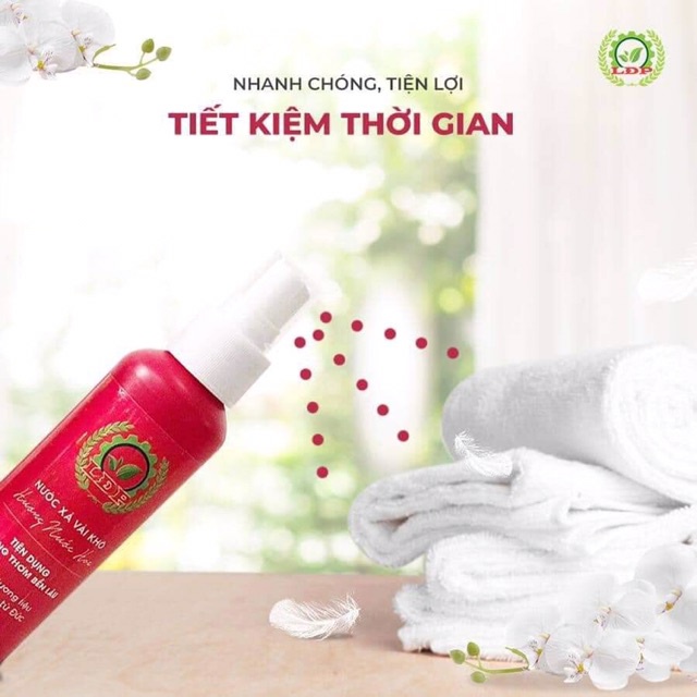 Nước xả vải khô Lâm Đại Phúc tiện dụng hương nước hoa (100ml)