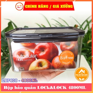 Hộp nhựa đựng thực phẩm, hộp bảo quản thực phẩm Lock and Lock Bisfree Modular - LBF408 4800ml