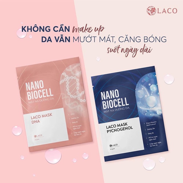 MẶT NẠ BIOCELL LACO MASK LÊN MEN TỪ NƯỚC DỪA TƯƠI