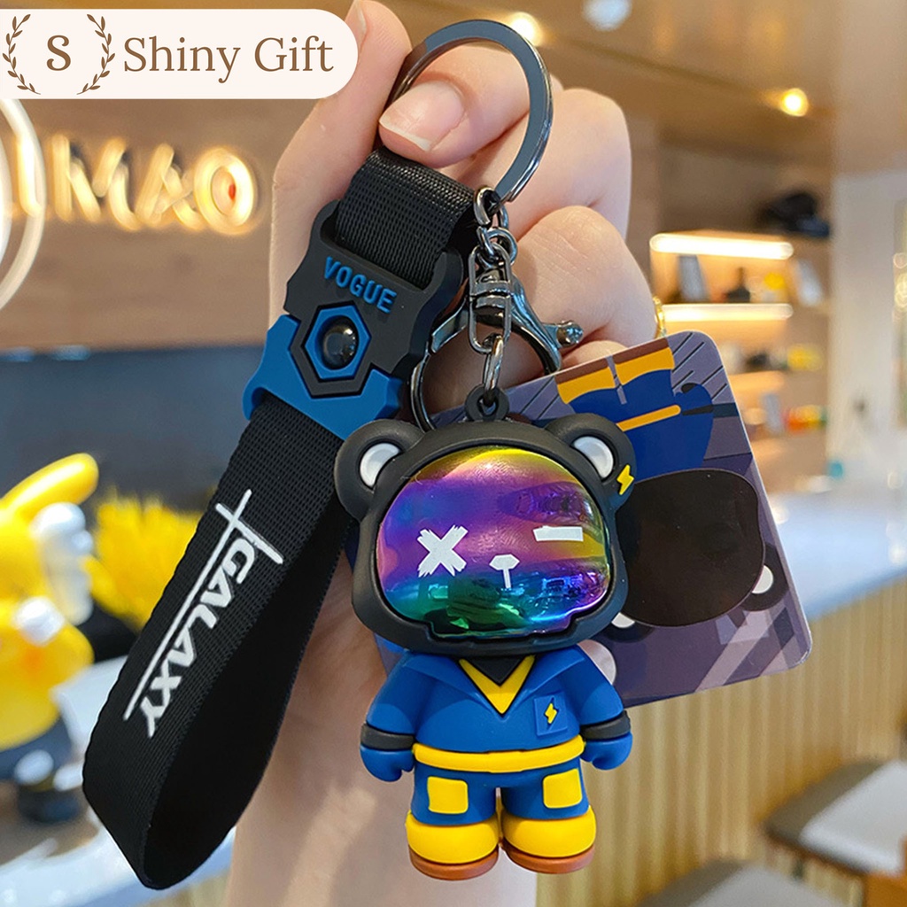 Móc khóa gấu galaxy