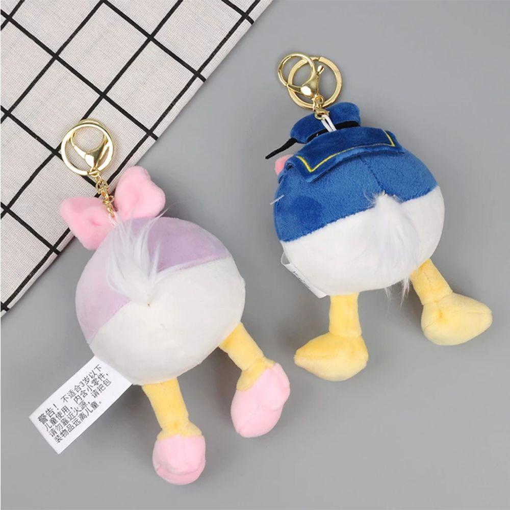 LANFY Móc Khóa Hình Chuột Mickey Nhồi Bông Hoạt Hình Đáng Yêu