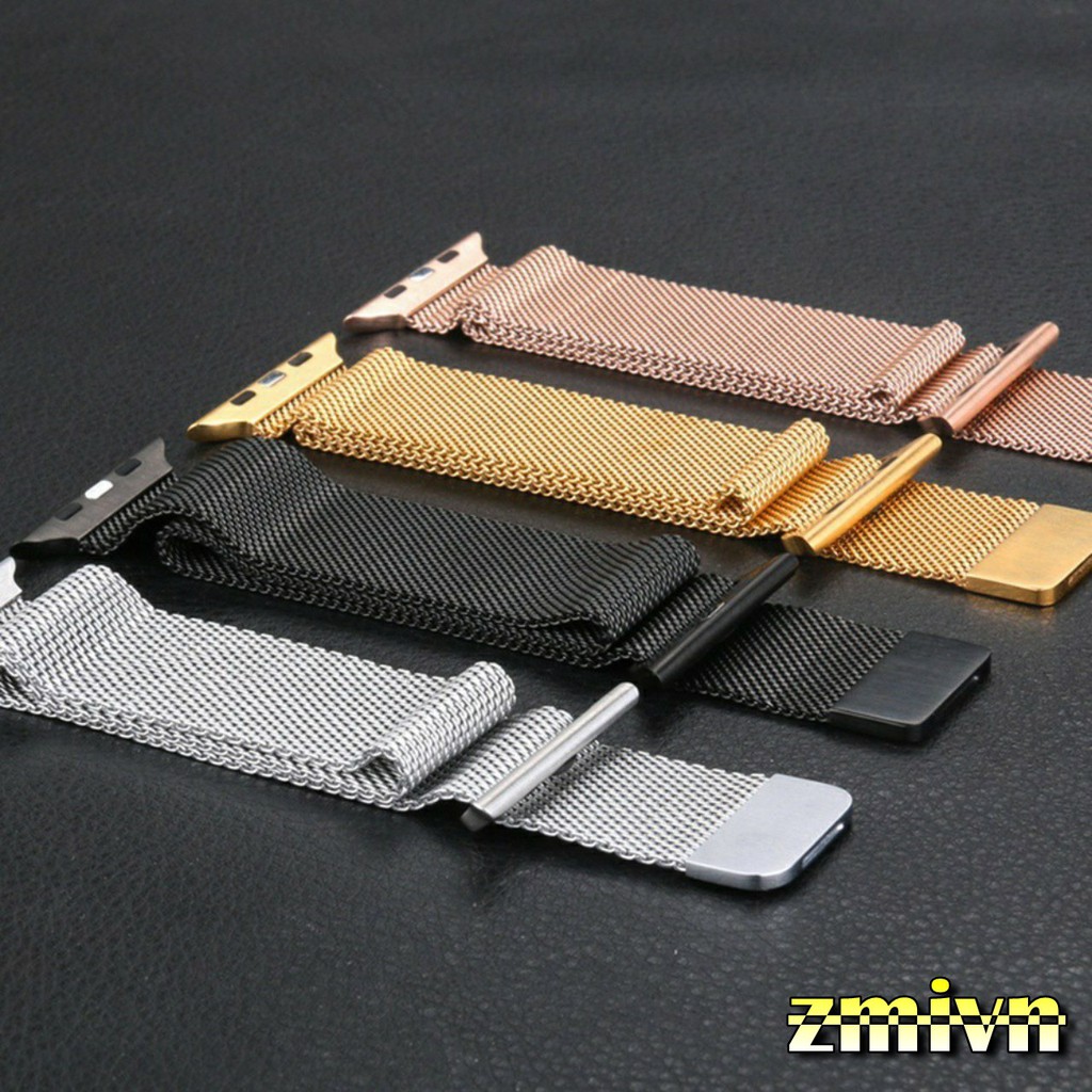 [Tặng dán full màn] Dây milanese loop apple watch đủ size