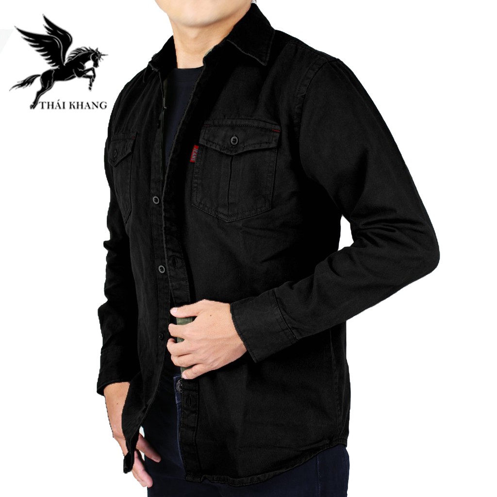 áo khoác nam kaki cao cấp vải cotton 100% dày CỰC ĐẸP bền màu đường may chắc chắn | BigBuy360 - bigbuy360.vn