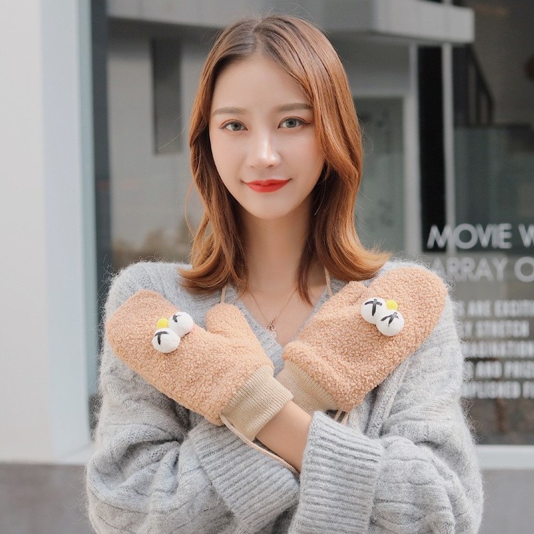 Bao tay lông xù cực ấm hàng Thu Đông về nhiều màu