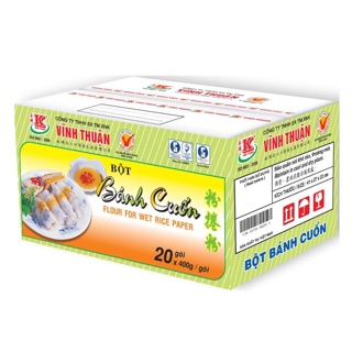 Bột bánh cuốn vĩnh thuận set 5 gói