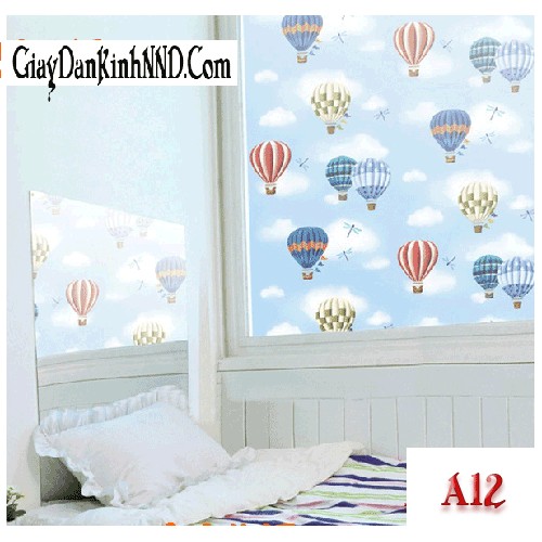 1 mét giấy dán kính khinh khí cầu - khổ rộng 45cm có keo sẵn | BigBuy360 - bigbuy360.vn