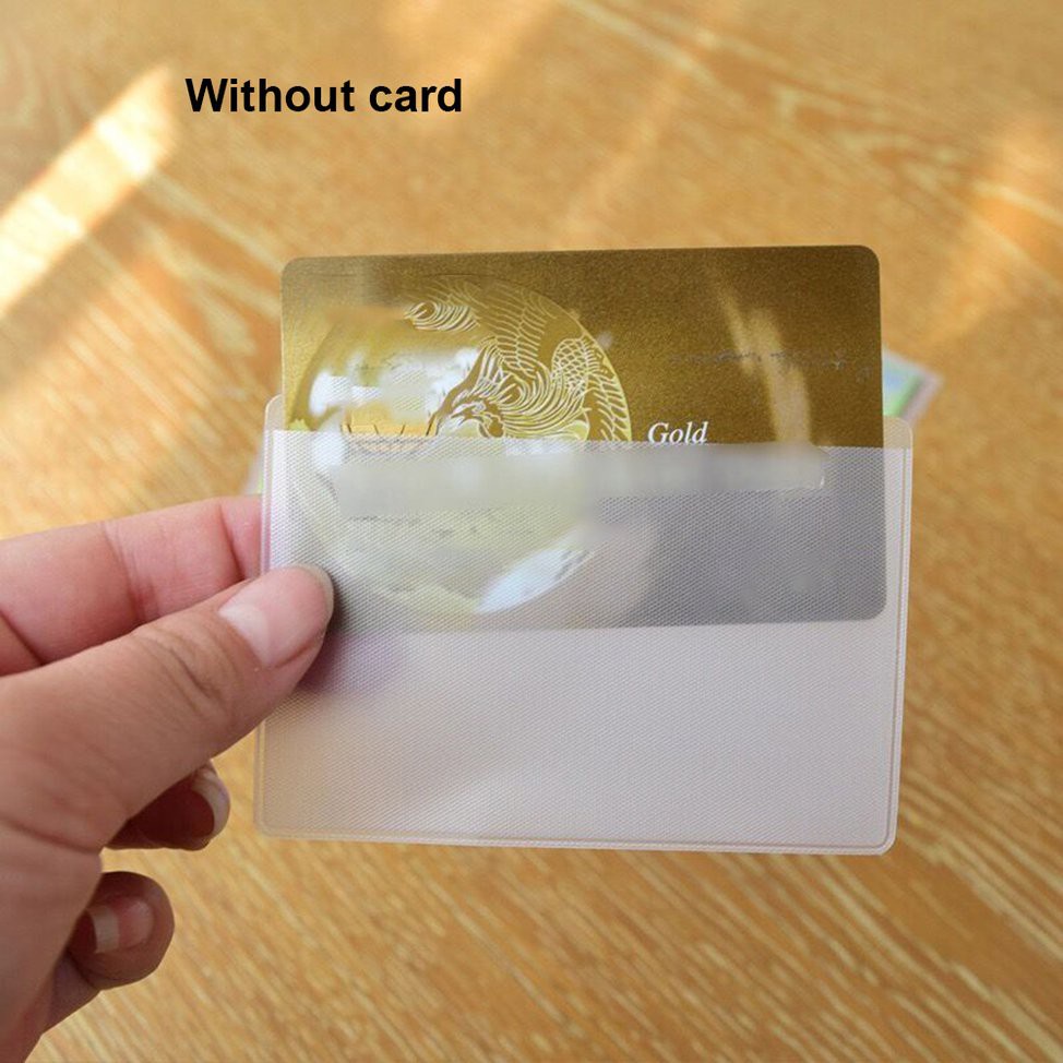 Bao đựng bảo vệ thẻ ngân hàng/thẻ IC/thẻ xe bus chống từ tính trong suốt