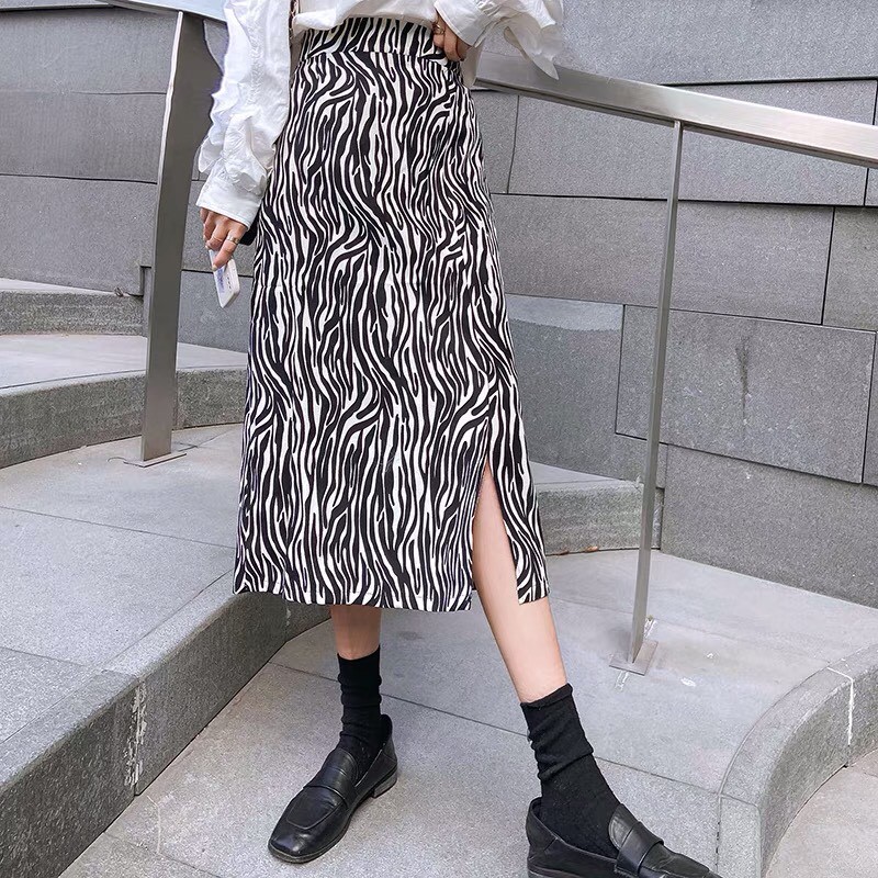 ( HÀNG HOT )CHÂN VÁY CẠP CAO CHỮ A HOẠ TIẾT SỌC VẰN THỜI TRANG - NA81 | BigBuy360 - bigbuy360.vn