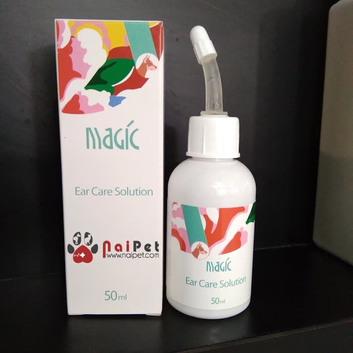 Nước Rửa Tai Vệ Sinh Tai Cho Chó Mèo Magic Ear Care Solution 50ml