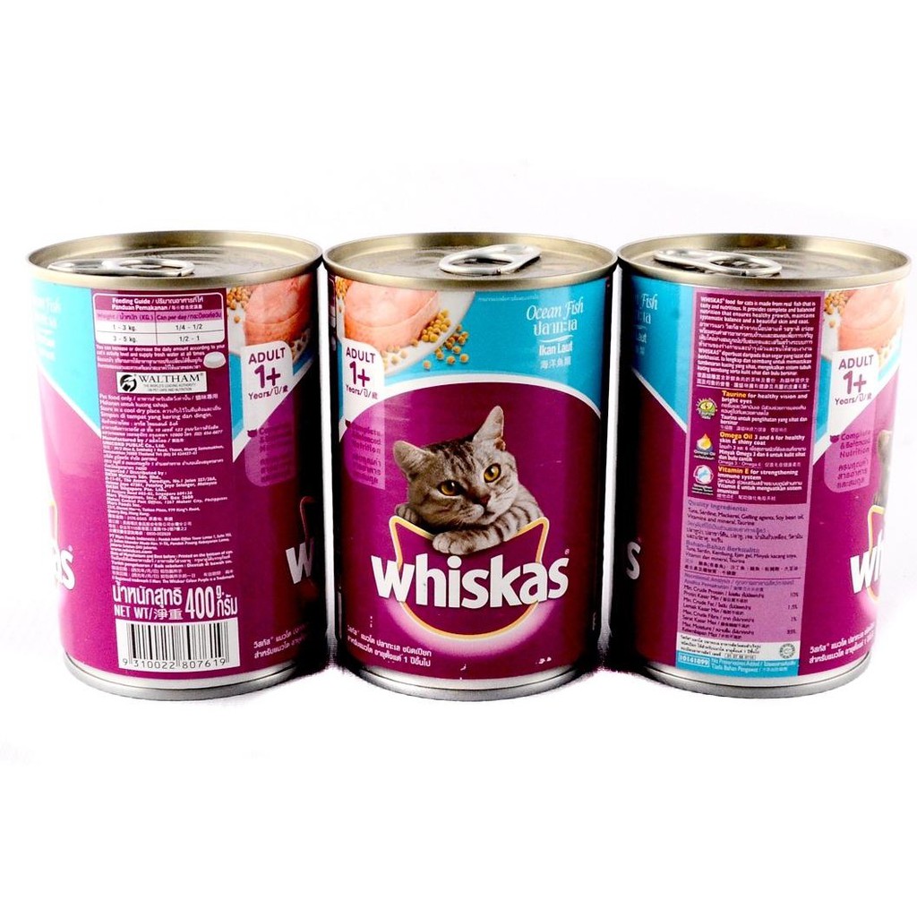 [400g] Pate Whiskas mèo vị cá biển lon - Lida Pet Shop