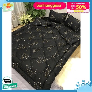 Chăn Phao Trần Bông Dày 1m8x2m,vải cotton poly,có chọn mẫu