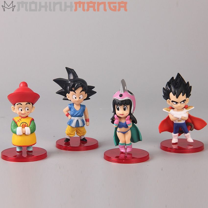 [CÓ QUÀ] Mô hình Dragon Ball 7 Viên Ngọc Rồng Son Goku Gohan Trunk Krillin Chichi Ốc Tiêu Dende Bulma Vegeta SuperSaiyan