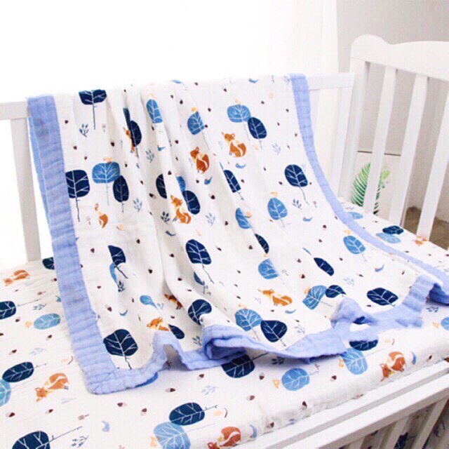 Chăn sợi tre 6 lớp 110×110 cm (C3)