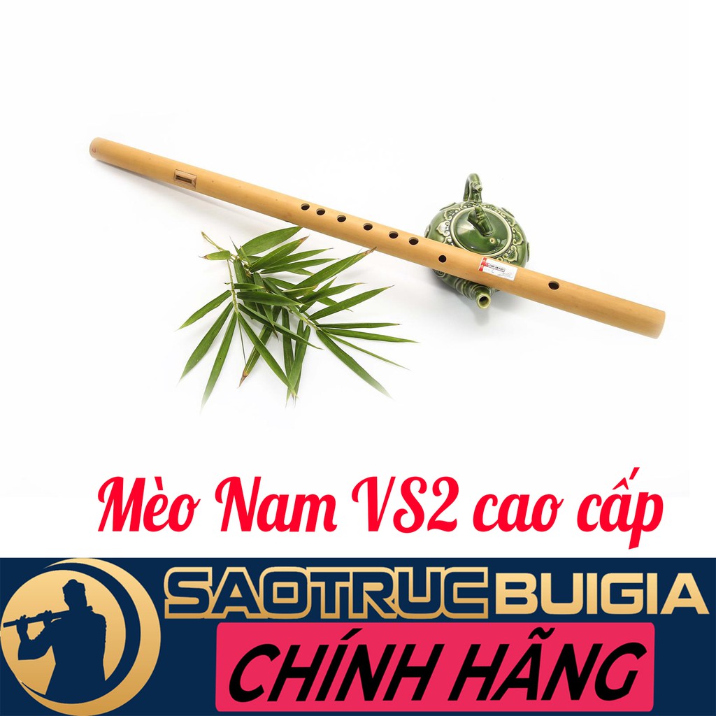 Sáo Mèo Nam Bùi Gia - VS2 Dòng cao cấp quy chuẩn - Tặng túi nhung