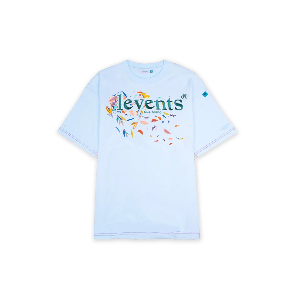 [Mã SKAMPUSHA8 giảm 8% đơn 300K] Áo thun LEVENTS Floral/ Baby blue | BigBuy360 - bigbuy360.vn