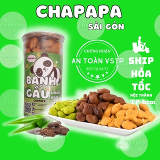 Bánh gấu nhân kem mix 3 vị 450g Chapapa đồ ăn vặt Sài Gòn vừa ngon vừa rẻ
