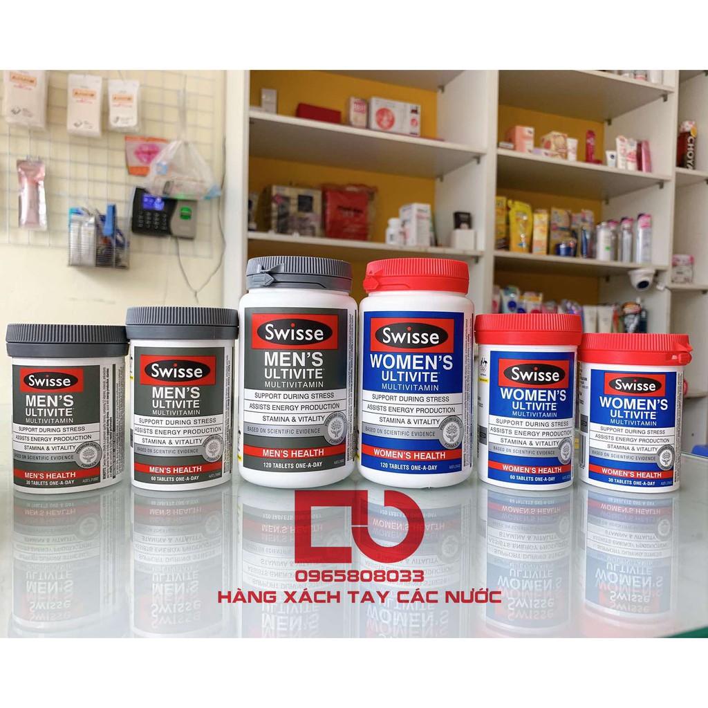 Vitamin tổng hợp cho Nam , Nữ Swisse Úc | BigBuy360 - bigbuy360.vn