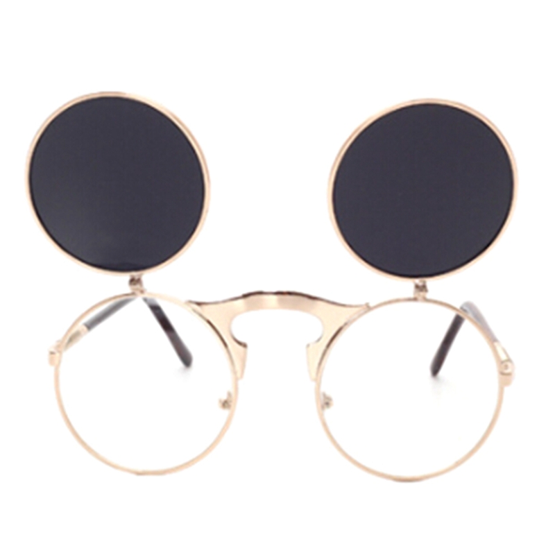 Kính Mát Lật Tròng Chống Tia Uv400 Phong Cách Retro Dành Cho Nam Và Nữ | BigBuy360 - bigbuy360.vn