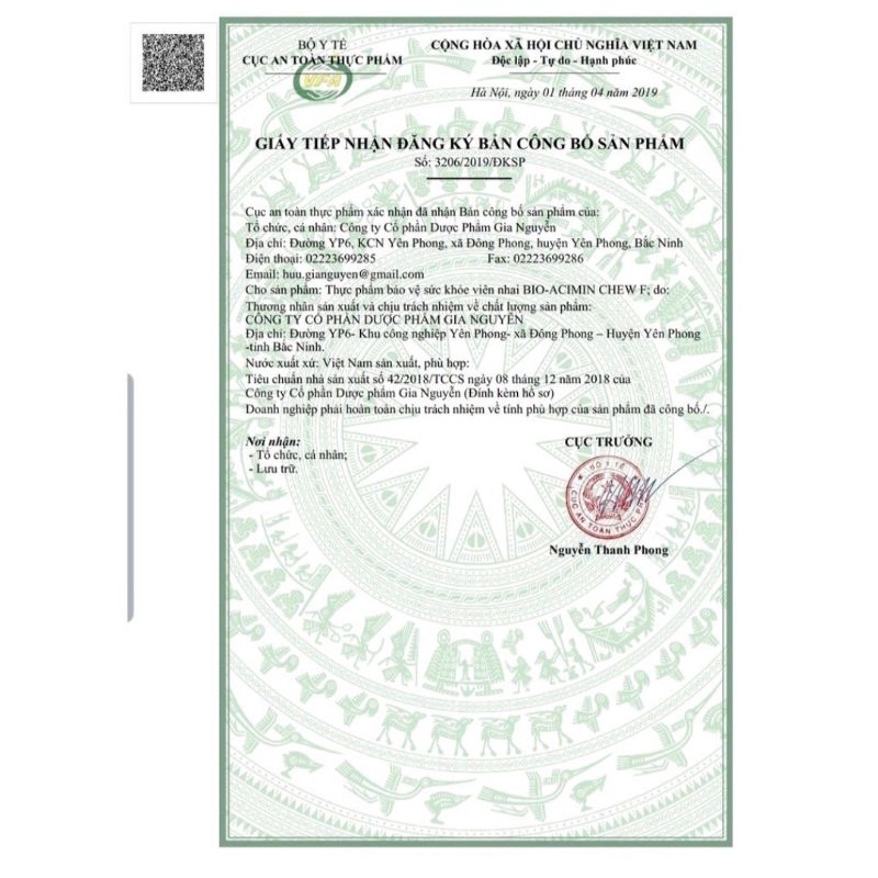 [CHÍNH HÃNG] Viên nhai BIO-ACIMIN CHEW F vị sữa [Hộp 60 viên] - Bổ sung chất xơ, hết táo bón