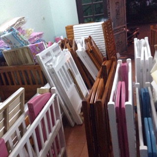 Giường cũi xoan đào cao cấp