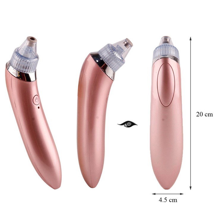 Máy hút mụn đầu đen cực mạnh công nghệ Nhật Bản kèm cáp sạc, Máy hút mụn mini cầm tay nhiều cấp độ